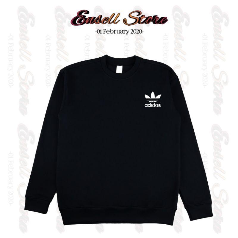 Crewneck Adidas/Sweater Adidas/Sweater Crewneck Casual •EnsellStore•