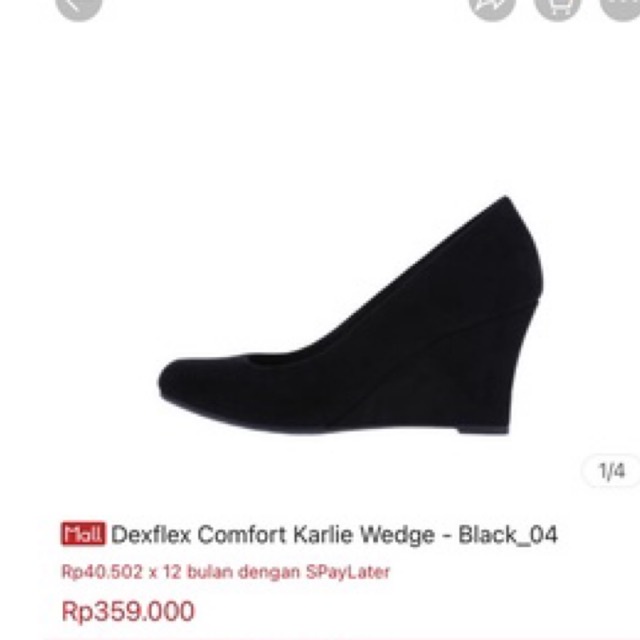 Dexflex Comfort Karlie Wedges Black