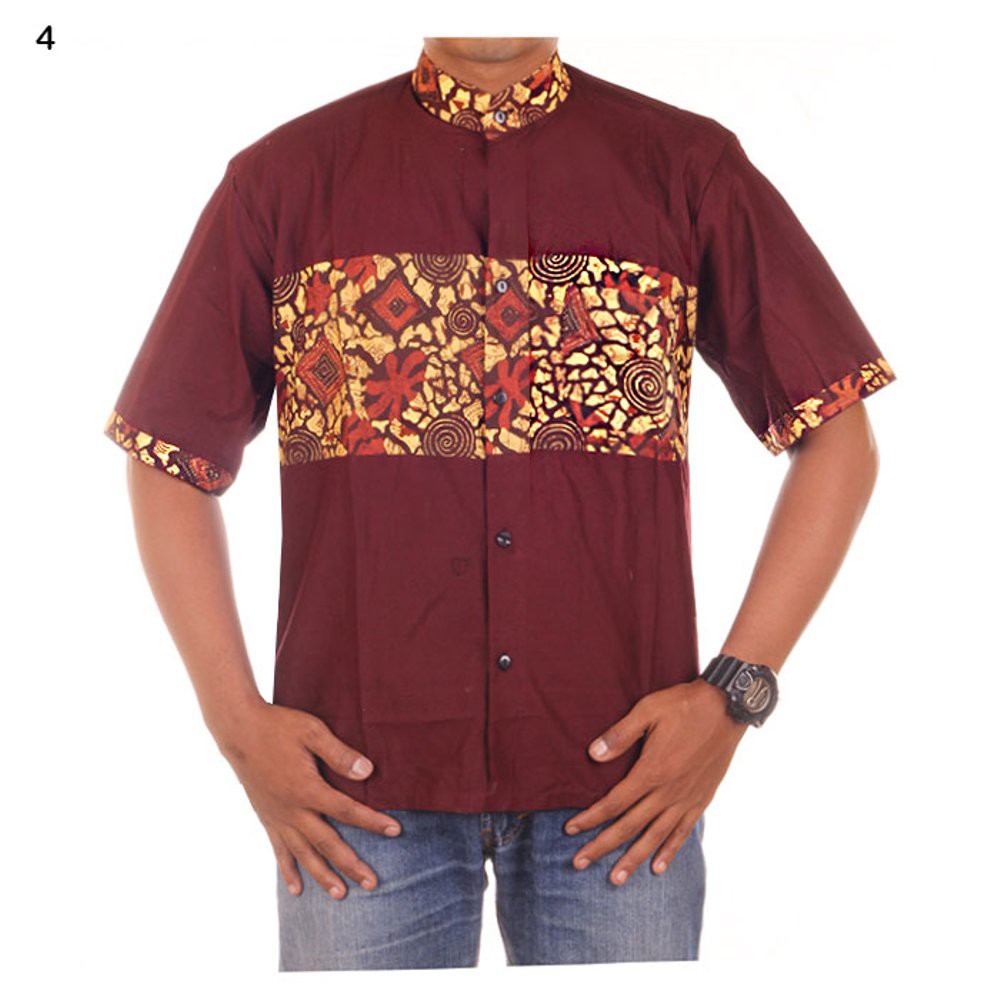 Hem Koko Batik Katun Kombinasi Aji