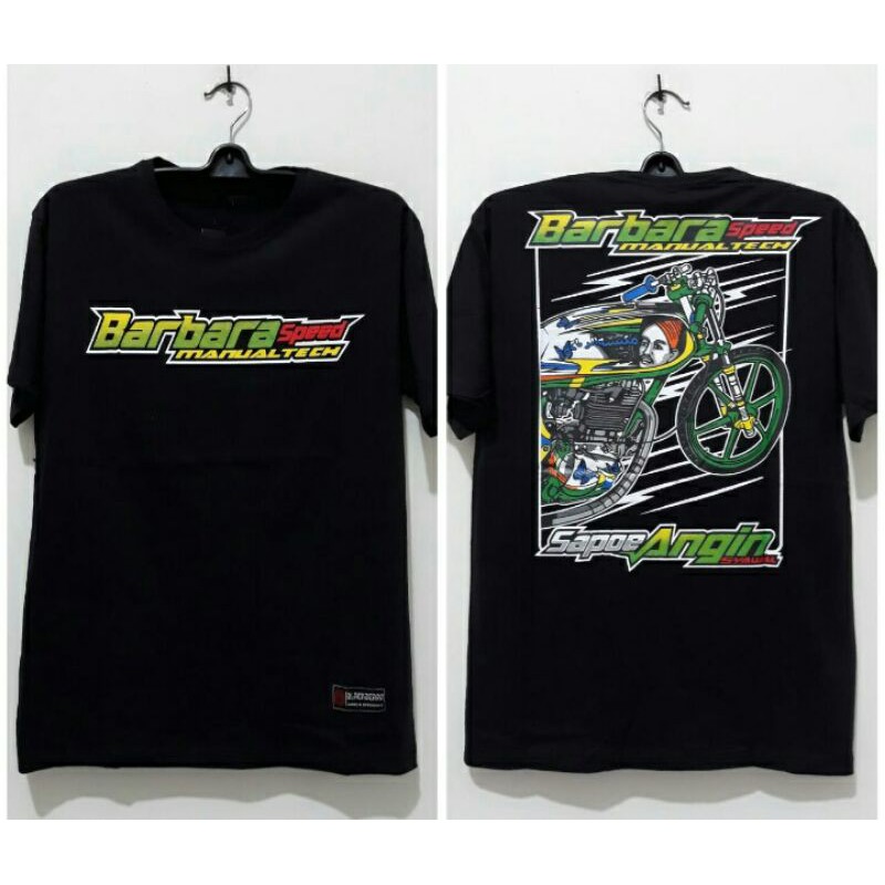 kaos racing barbara speed freee stiker