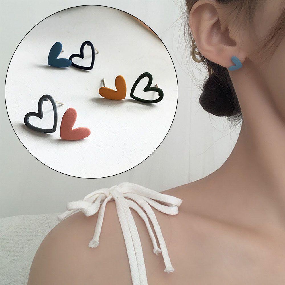 Anting LILY Hati Hadiah Lucu Perhiasan Pesta Gadis Cantik