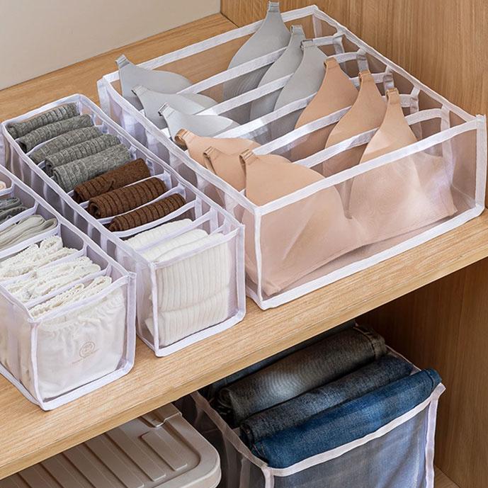 Big Sale Tempat Kotak Box Penyimpanan Baju Pakaian Bayi Serbaguna Rak Celana Dalam CD Dan Bra Dalema