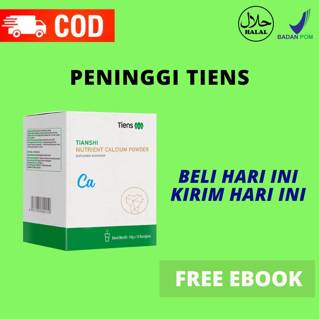

Peninggi Badan Tiens ampuh Susu NHCP Calcium