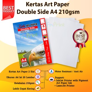 Jual Kertas Art Cartoon Kertas Foto A4 210gsm 20 Lembar Indonesia ...