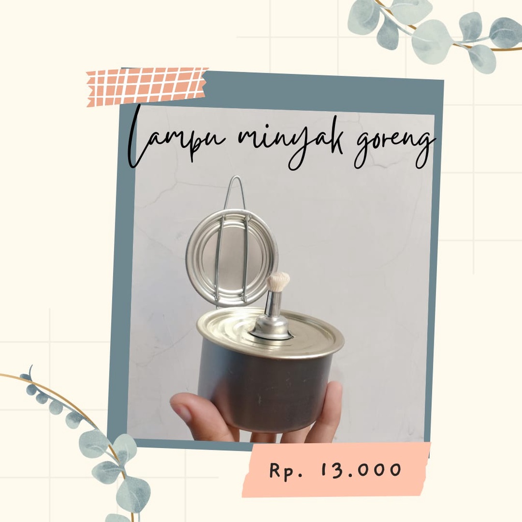 LAMPU MINI UBLIK MINYAK GORENG