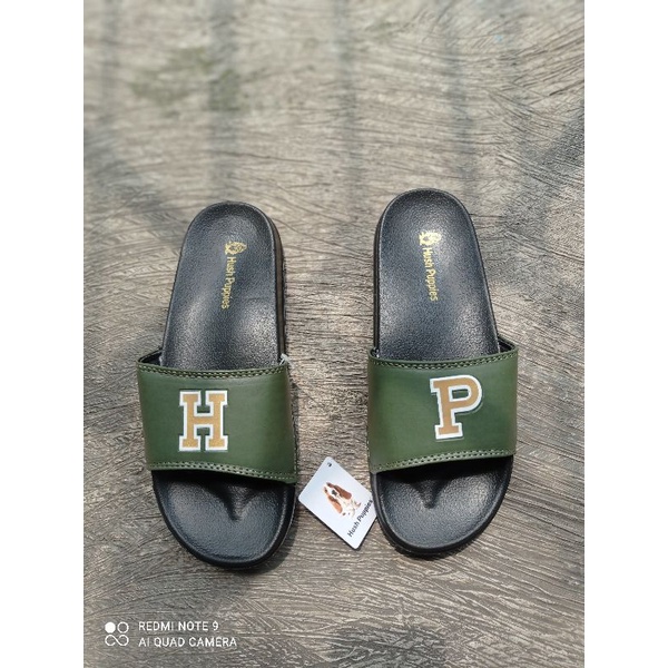 Sandal Hush Puppies slip on sendal casual sporty murah grade original