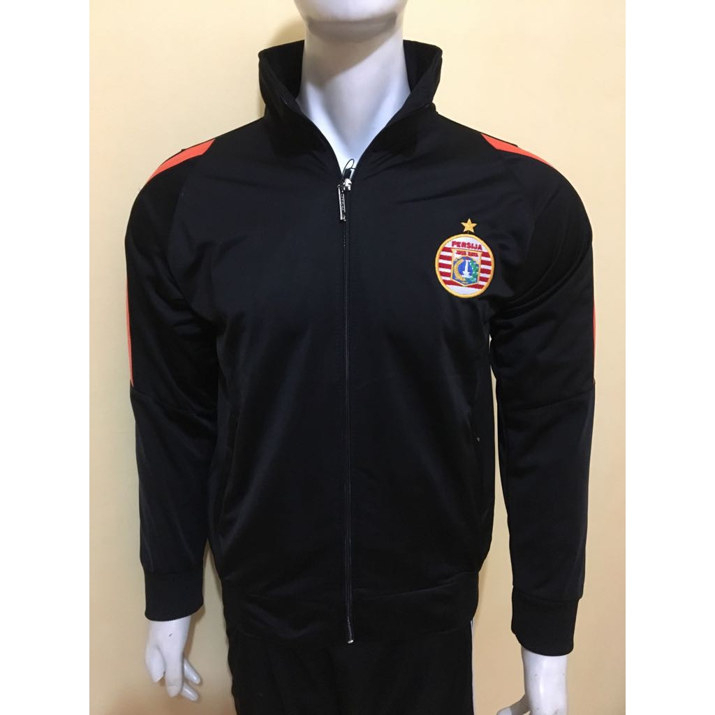 JAKET ANTHEM PERSIJA AWAY HITAM GOJEK LIGA 1 2018 GRADE ORI