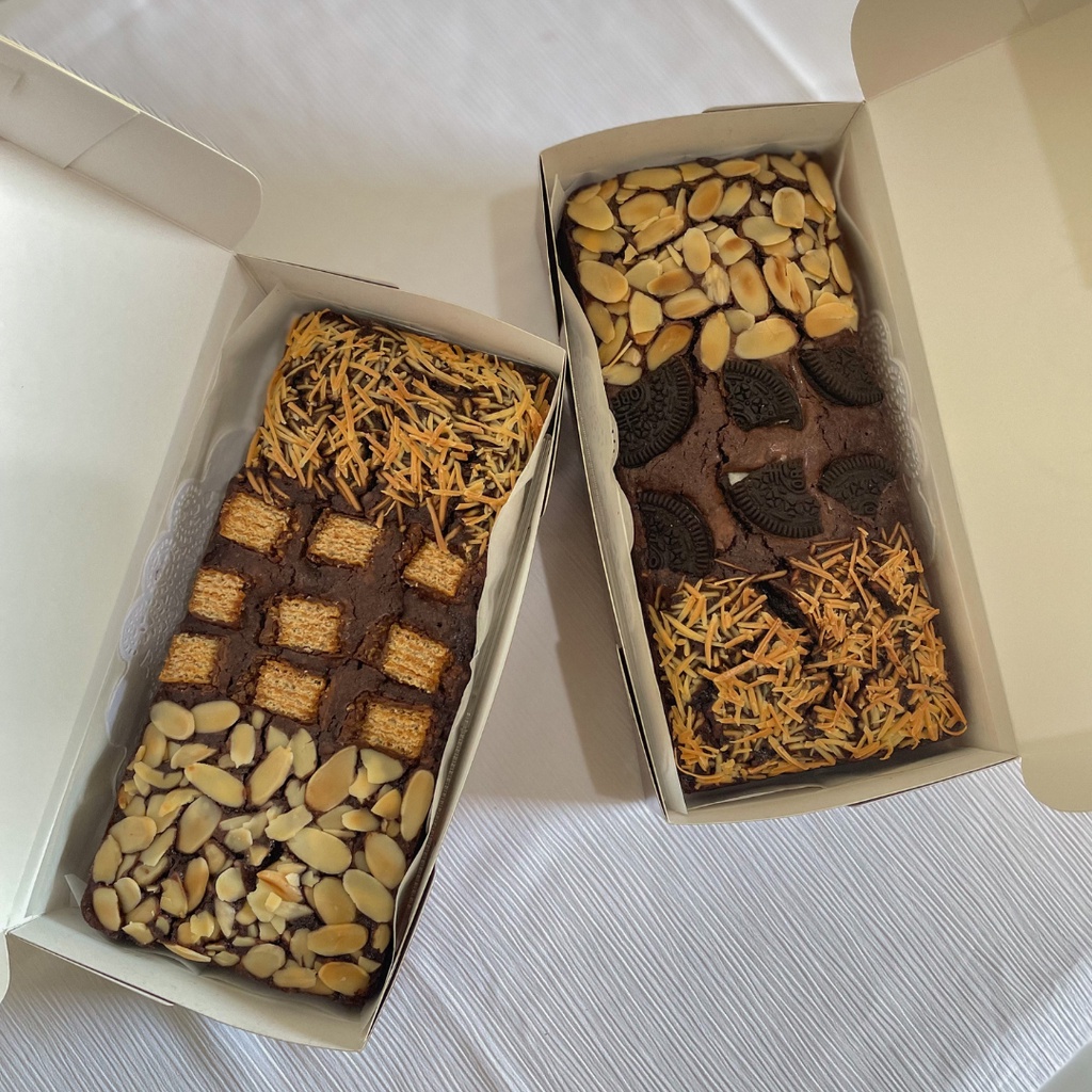 Brownice.Mlg Brownies Panggang 20x10cm | Hampers Kue Cake | Kado Hadiah | Gift Box