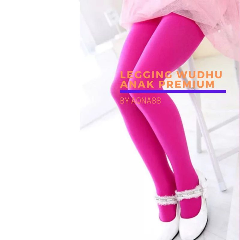 Lejing Anak Perempuan | Legging Anak Polos | Legging Wudhu Anak