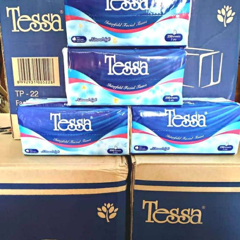 TISSUE TESSA FACIAL 250 SHEETS 2 Ply  TISSU TISU WAJAH-3