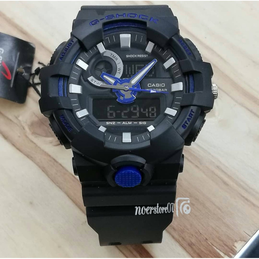 JAM TANGAN CASIO G SHOCK GA700 BIRU