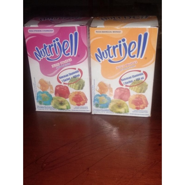 

nutrijell,kemasan ekonomis 1 sachet 400 ml