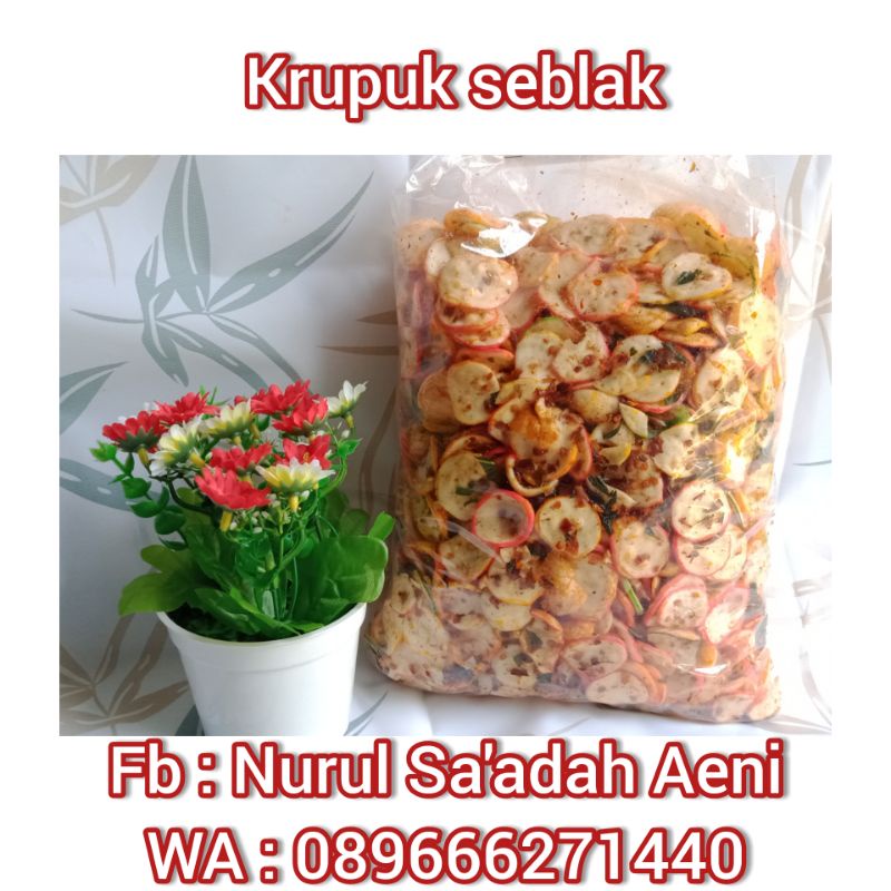 

Krupuk seblak / pelangi