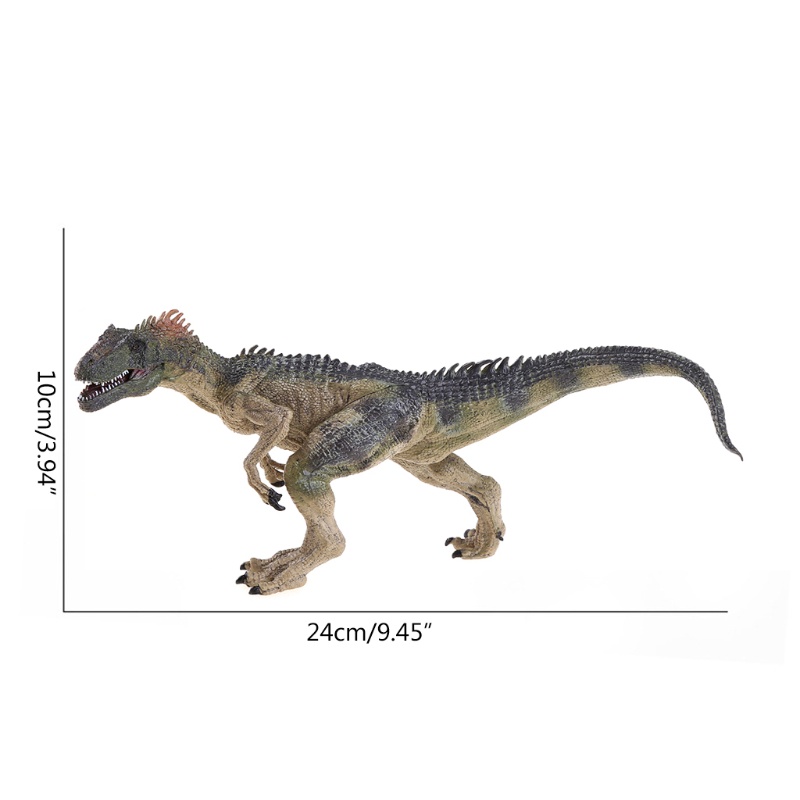 Mary Figurine Allosaurus Simulasi Model Dino Interaktif Realistis Dinosaurus Miniatur PVC Solid Dekorasi Kamar Anak
