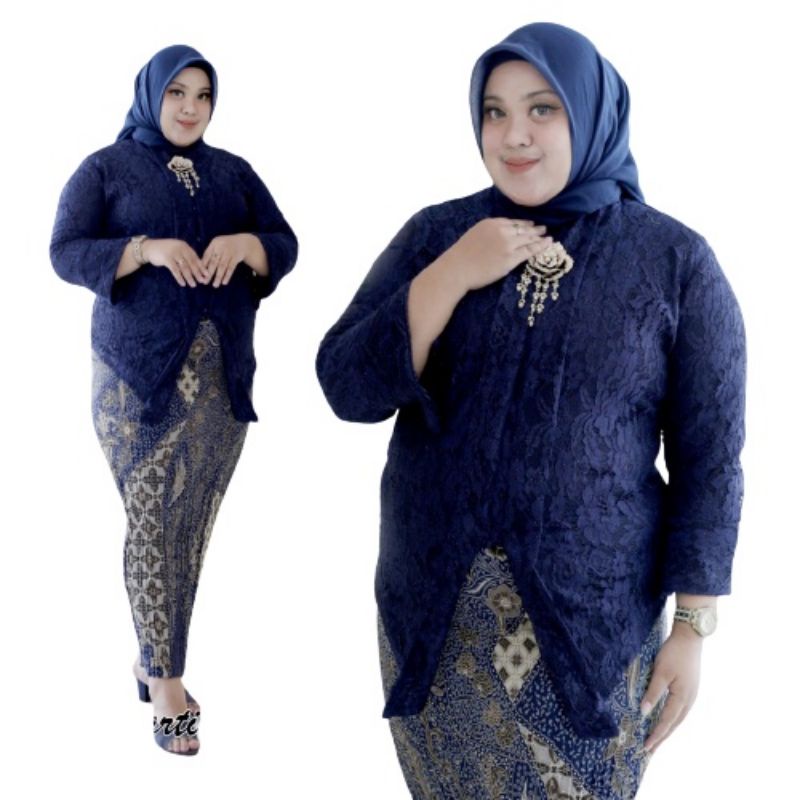 Rok Plisket Jumbo Modern / Rok Batik Plisket / Bawahan Kebaya / Rok instan