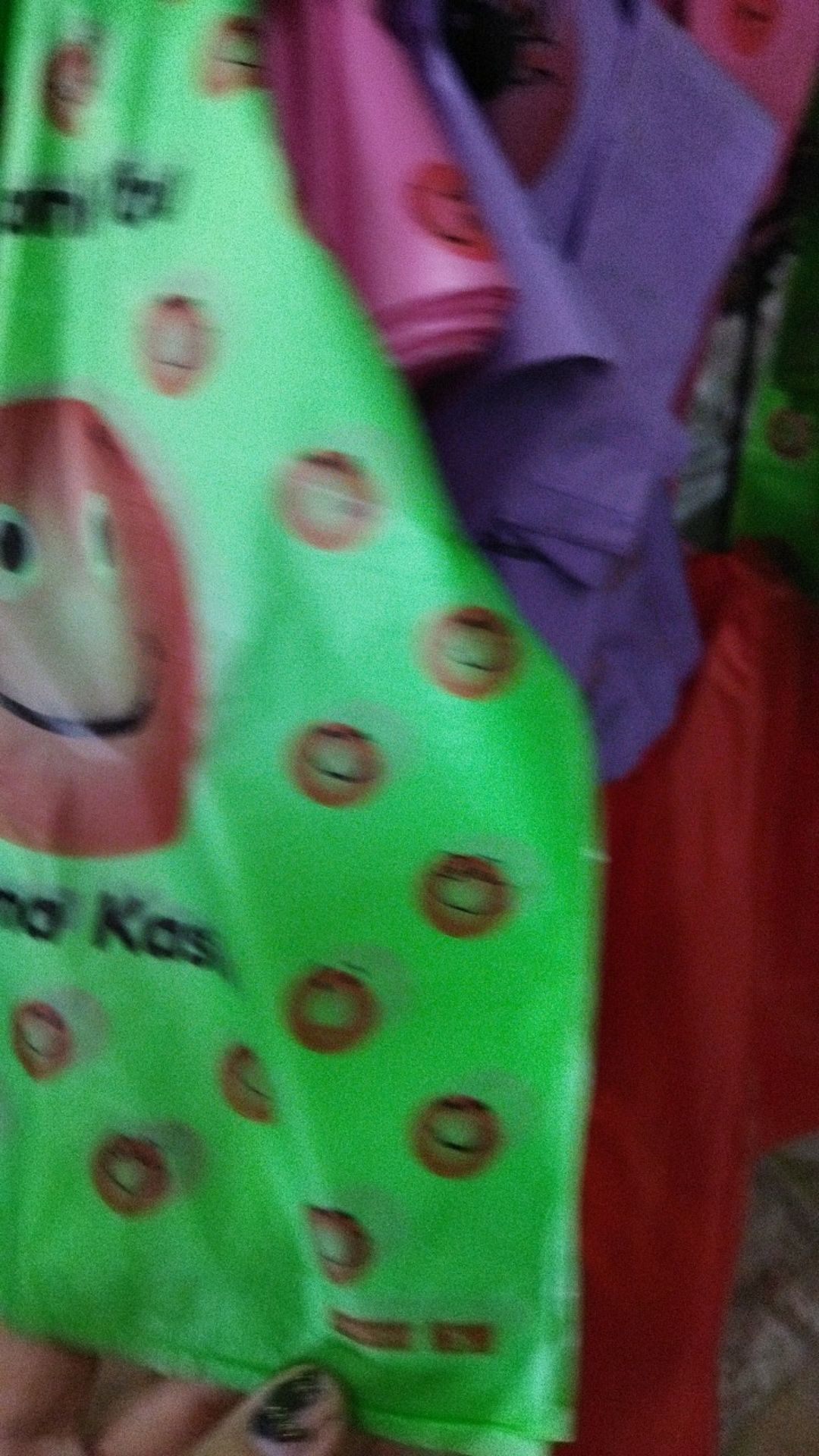 Kantong Plastik Kresek Smiley / Emoji / Emoticon Multicolor Tebal Ukuran 15 X 33 Cm Isi 50 Lembar