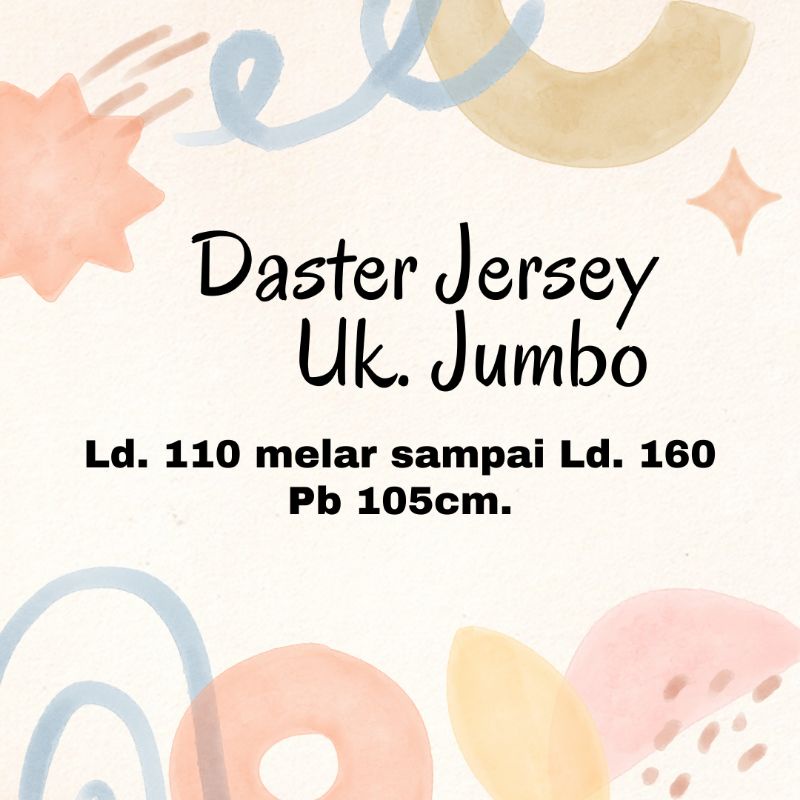 Daster Jersey Jumbo