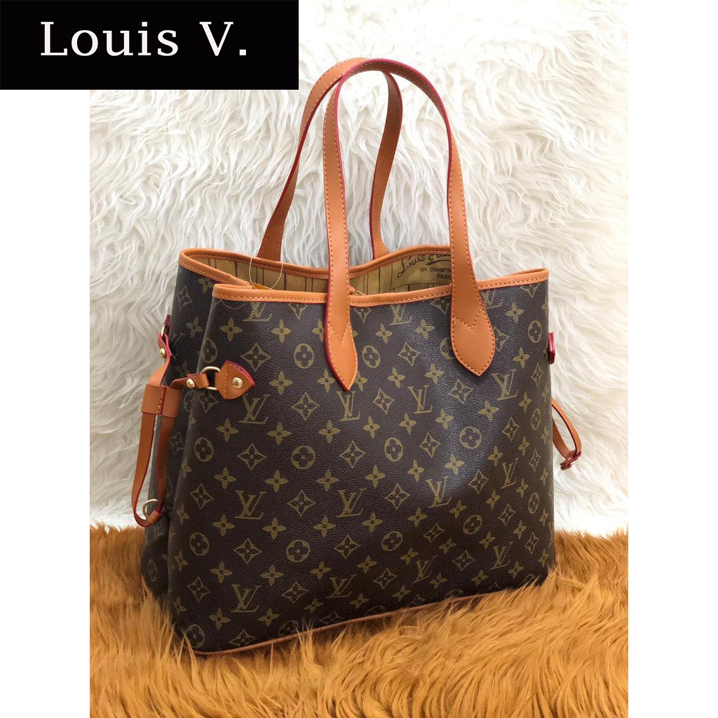 Diskon Tas Lv premium, tas Tote Wanita Lv, tas Tote import