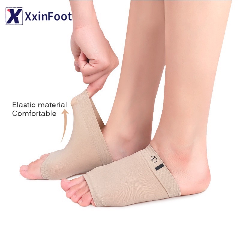 Elastis Silicone Gel Orthotic Arch Dukungan Foot pad Kaki Datar Menghilangkan Rasa Sakit Perawatan Kaki Sol