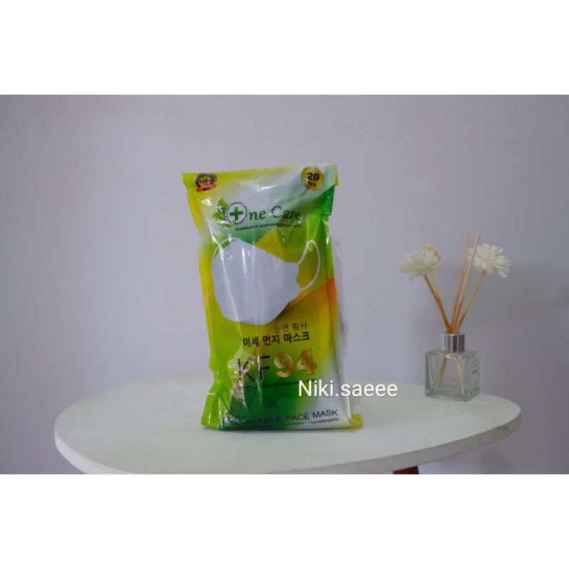 MASKER KF 94 ONE CARE EMBOS | MASKER KF 94 ONECARE | MASKER KF94 ONECARE HITAM | MASKER KF94 MURAH