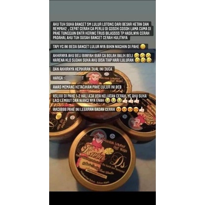 bedda lotong (lulur) ratuDS