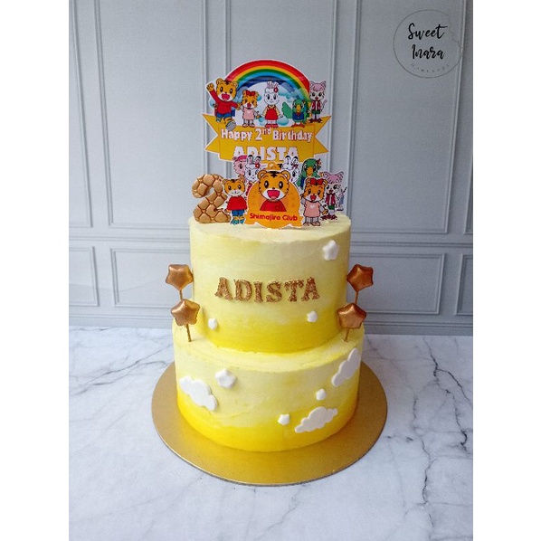 

SHIMAJIRO BIRTHDAY CAKE 2 TINGKAT