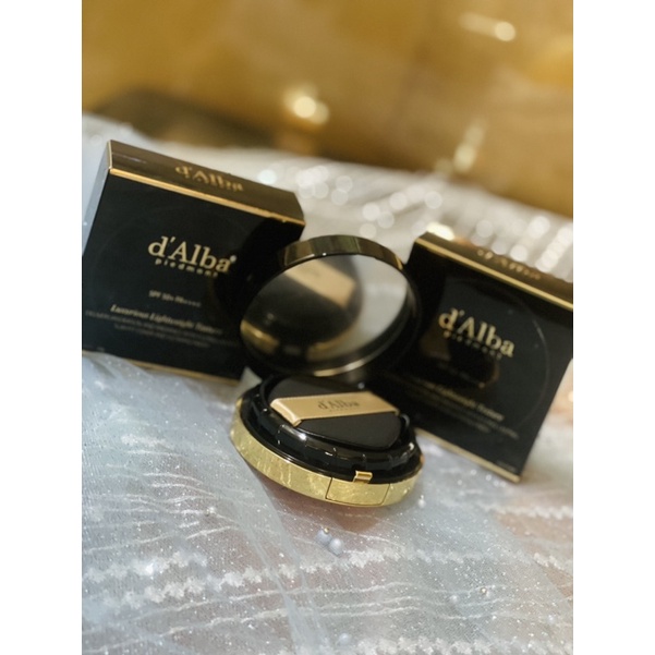 d’Alba Cushion | Skin Fit Grinding Serum Cover Pact SPF 50+ PA++++ Shade #21 & #23