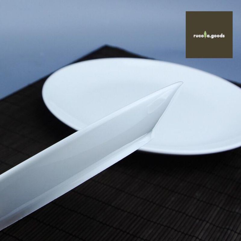 Piring Makan Saji Snack Keramik diameter 20 cm | Piring Porcelain Putih Bulat TERMURAH Food Grade-1