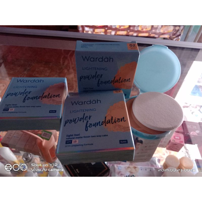 bedak padat wardah refil