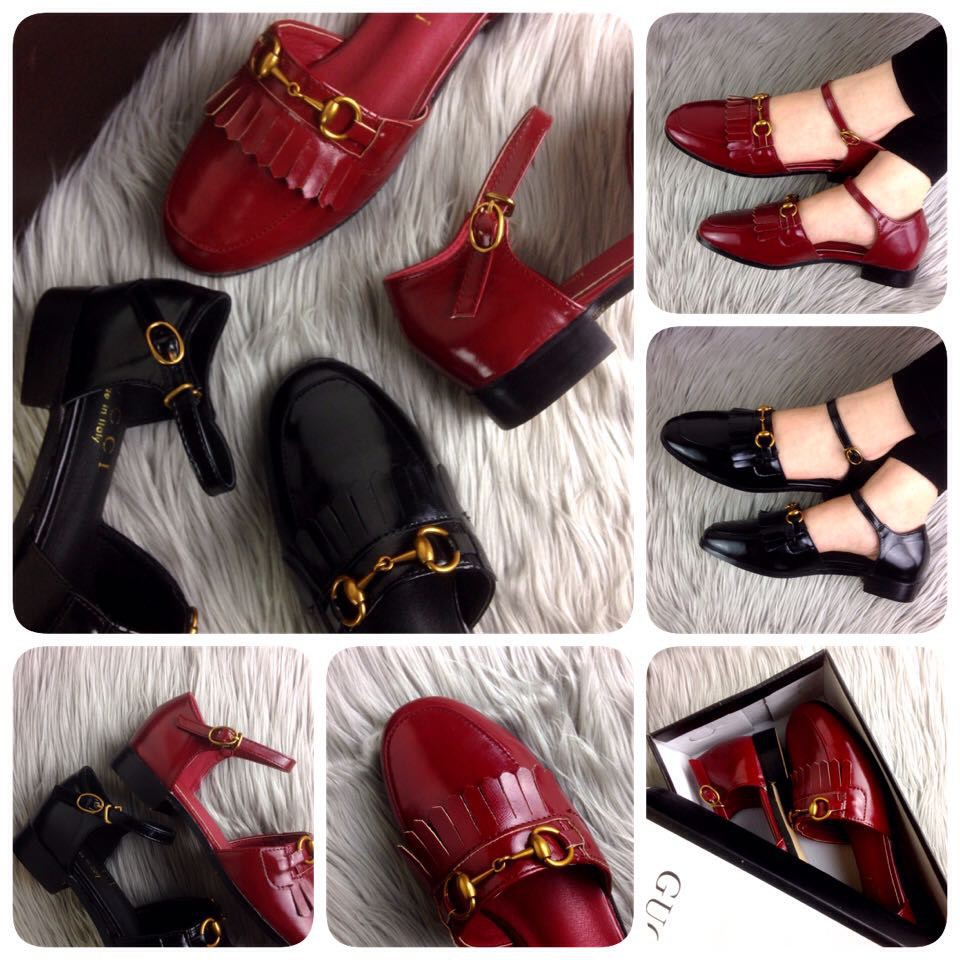 GUCCI Queercore Brogue 682 VR SEPATU FASHION SEPATU JALAN FLATSHOES SEPATU WANITA SEPATU GUCCI