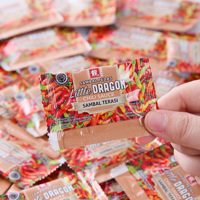 

Sambal terasi Sachet little dragon chili