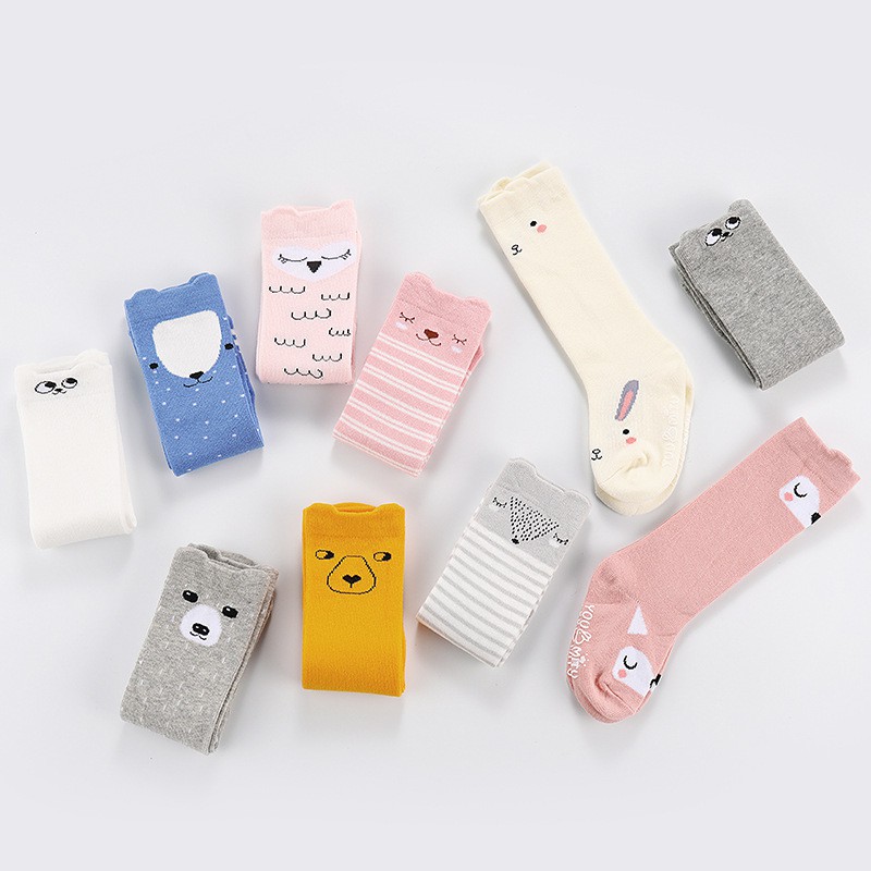 Kaos Kaki Panjang Cute Animal Karakter / Fashion Kids / Kaos Kaki Anti Slip