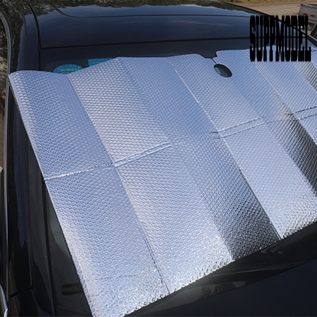 &lt; Sun Shade Lipat Bahan Aluminum Foil Untuk Kaca Depan Mobil MPV