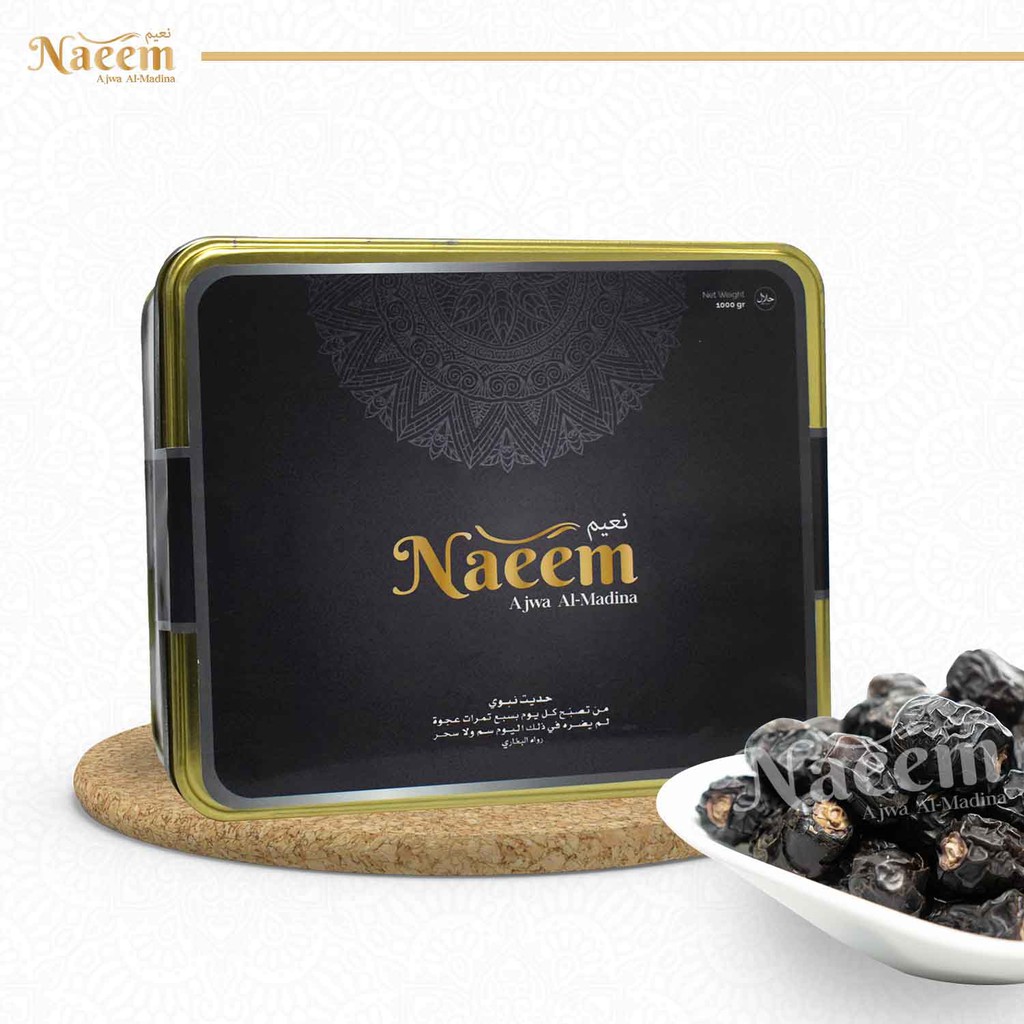 

Kurma Ajwa Naeem Al-Madina 850 gr Premium