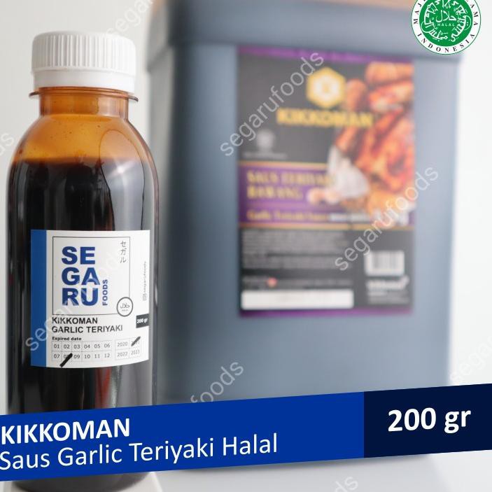 

( BAYAR DITEMPAT ) Kikkoman Garlic Teriyaki Sauce Halal 200 gram