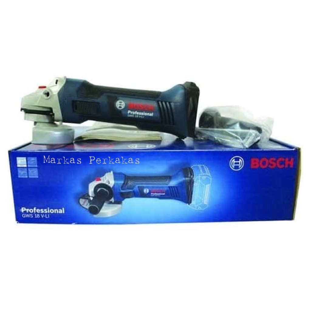 Bosch Mesin Gerinda Tangan Cordless Grinder GWS 18V-Li Solo