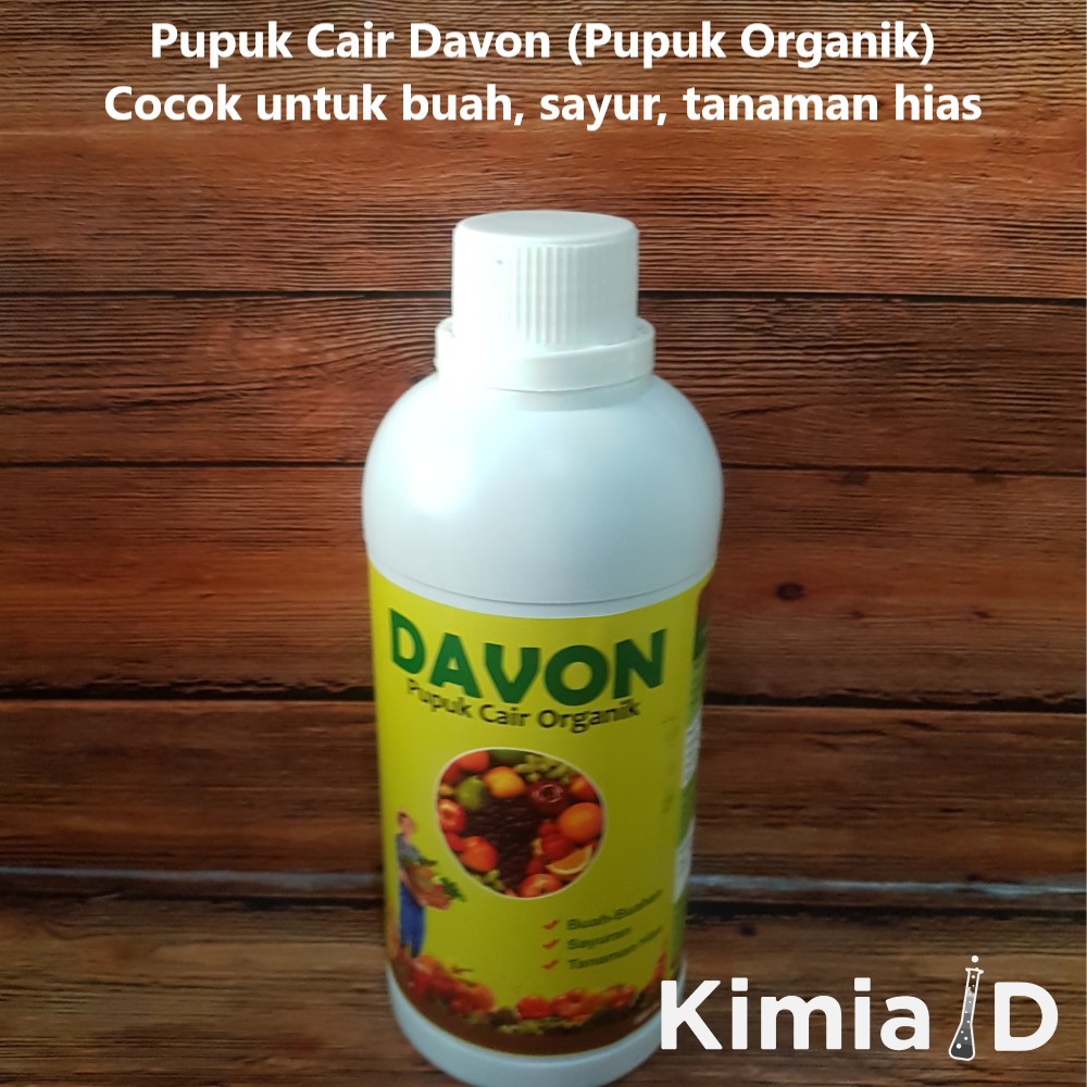 Pupuk Organik Davon - 500 ML - Pupuk Cair - Buah Tanaman Hias - Buah - Sayuran