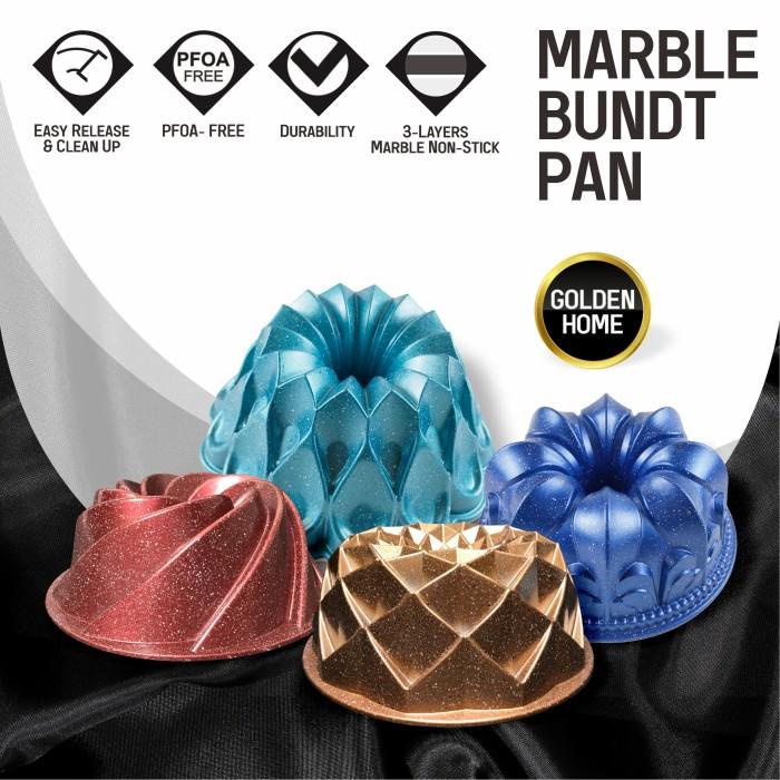 Bundt Baking Cake Loyang Cetakan Kue Bolu Tulban Sultan Pan Marble