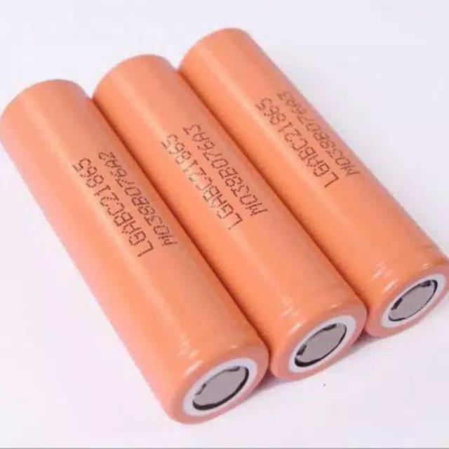 PROMO Baterai 18650 Original Merk LG Full Charger 4,1V