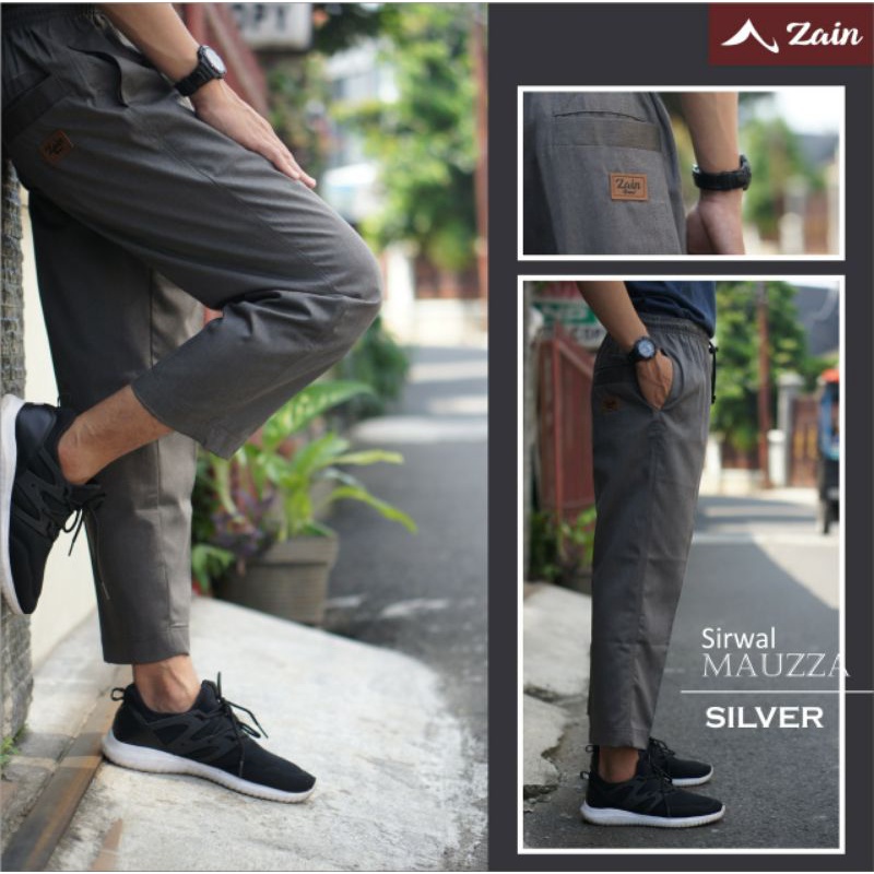 Celana Sirwal Pria Muslim Premium bahan drill nyaman dipakai by zain sirwal