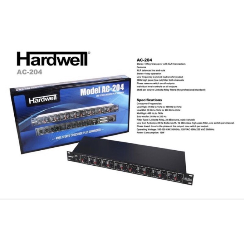 Crossover Hardwell AC 204 Original 4 way AC204