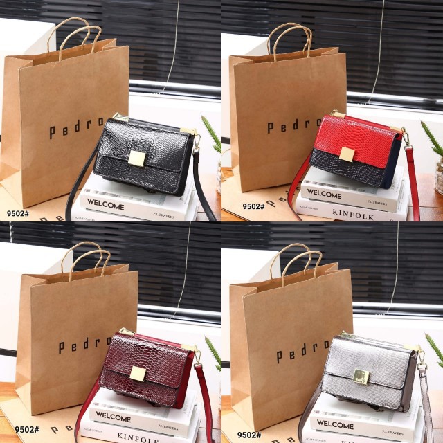 Tas Batam  P E D R O From-Flap Shoulder Bag + Peper Bag 9502