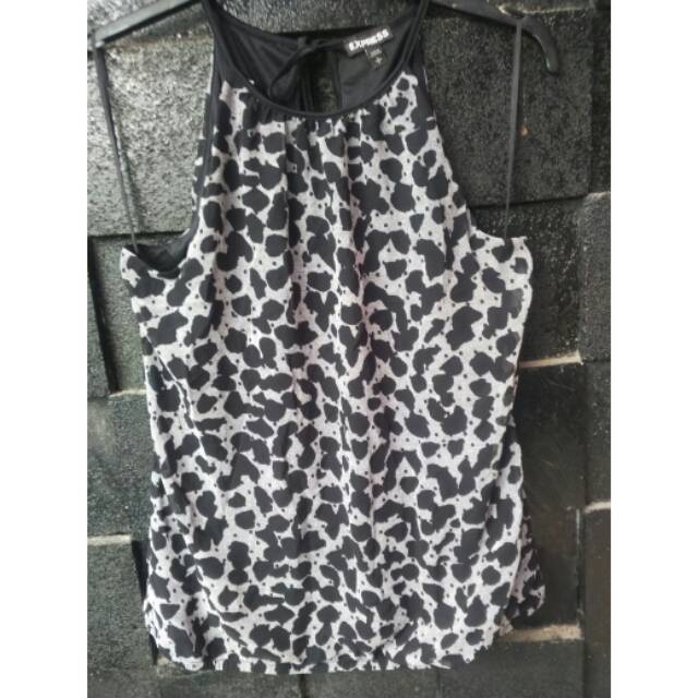 Express tanktop Real pic Bahan 100% Polyester