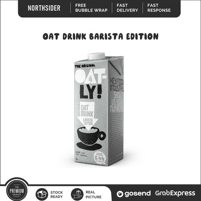 

Produk Unggulan] OATLY OAT MILK DRINK BARISTA EDITION 1 LITER - SUSU GANDUM VEGAN