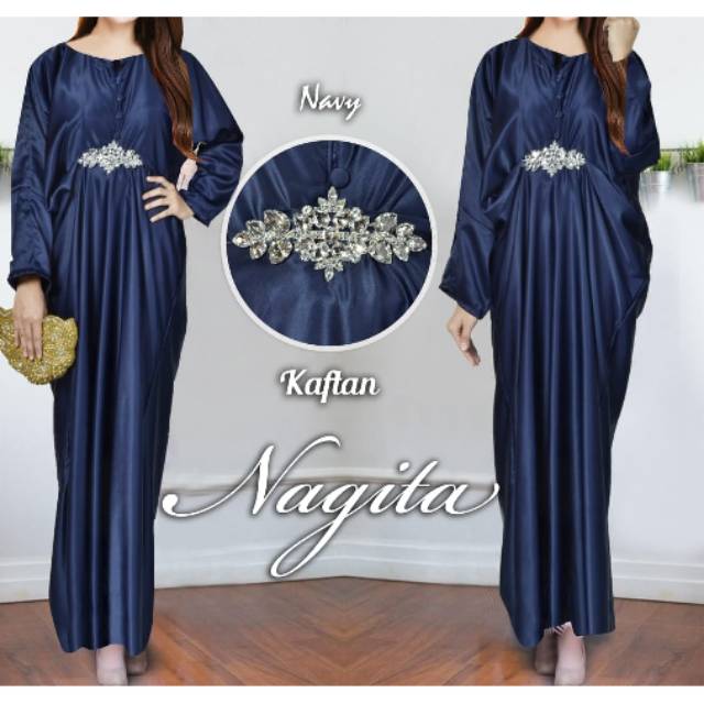 Nagita kaftan aksesoris Fashion Muslim Wanita