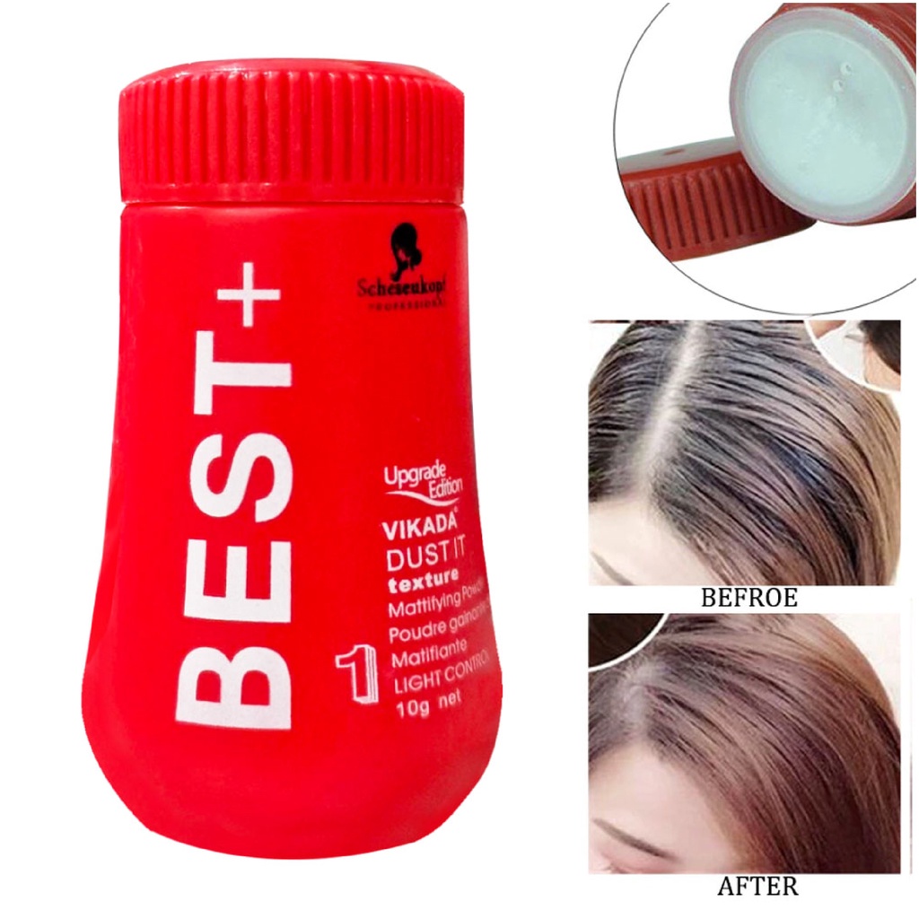 (COD) POMADE BUBUK BEDAK RAMBUT BEST+ HAIR STYLING POWDER PRIA DAN WANITA