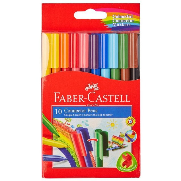 

Spidol 10 Warna Faber Castel / Connector Pens
