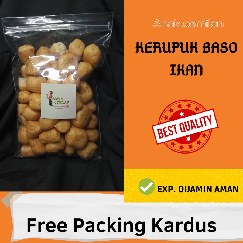 

[BISA COD] Kerupuk BASO IKAN / krupuk baso snack kiloan