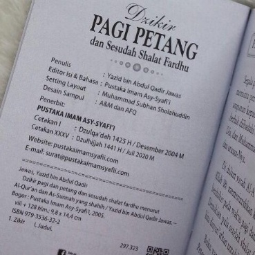 Dzikir Pagi Petang Dan Sesudah Shalat Fardhu - Dzikir Pagi & Petang Saku - Pustaka Imam Asy Syafii-1