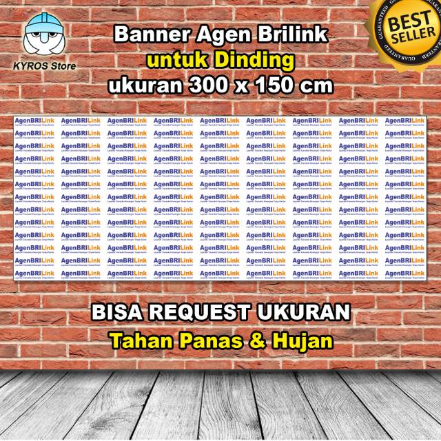 BANNER AGEN BRILINK DINDING INDOOR